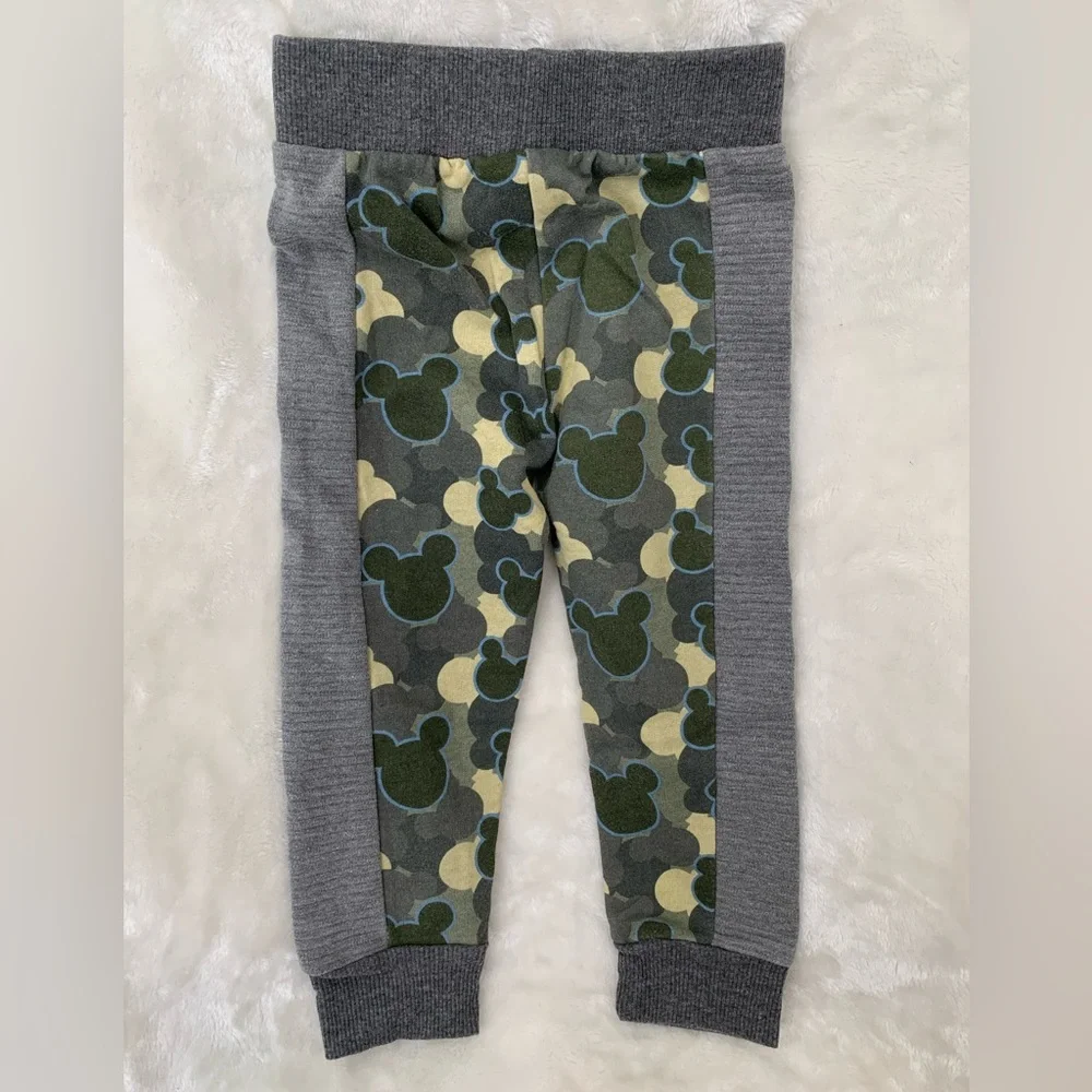Mickey Mouse Camouflage SweatPants Set, Size 2T, PreLoved, Good Condition - Picture 5 of 7